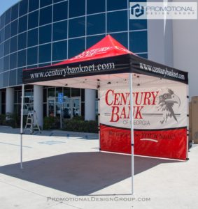 10' by 10' Advertising Canopy - Century Bank